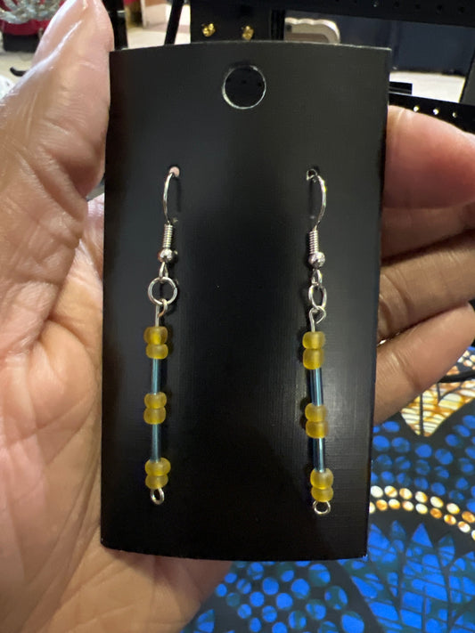 Amber Stream Earrings