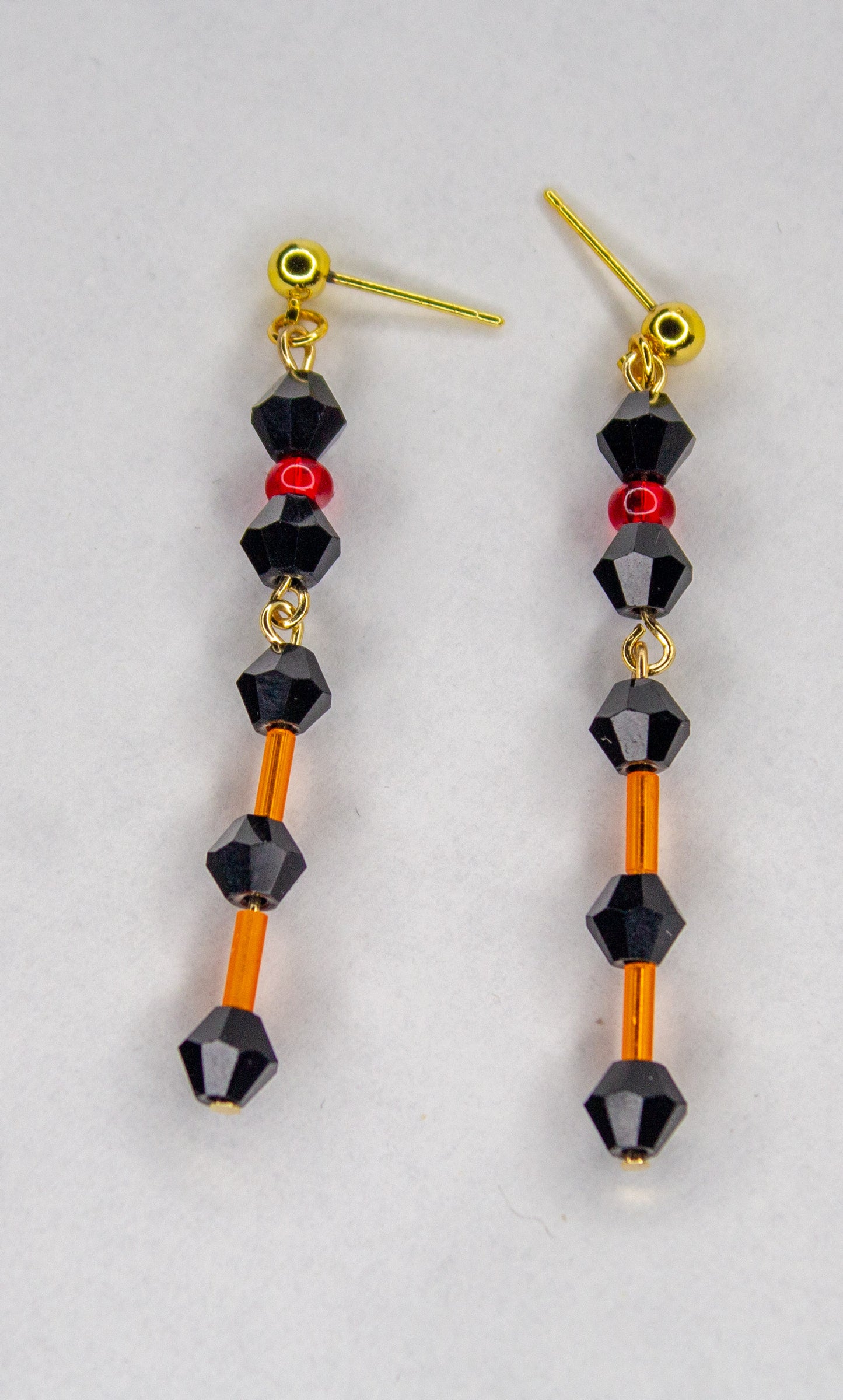 Bloody Orange Earrings