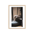 Framed Cat Photo Poster — Relaxing Nap Wall Art