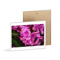 Framed Pink Rhododendron Poster — Floral Wall Art with Wooden Frame