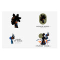 Haus of M.O.D. Afrocentric Art Sticker Sheet — Black Hair Silhouette & Logo Stickers