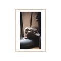 Framed Cat Photo Poster — Relaxing Nap Wall Art
