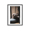 Framed Cat Photo Poster — Relaxing Nap Wall Art