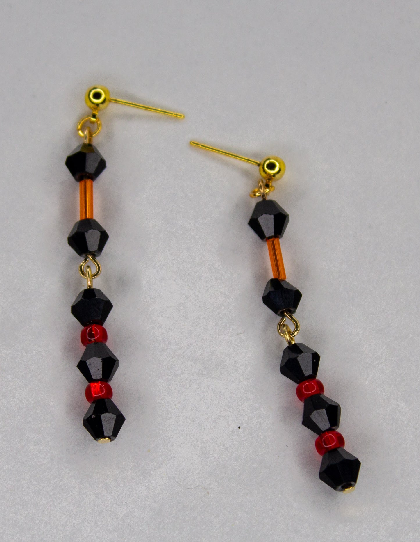 Bloody Orange Earrings