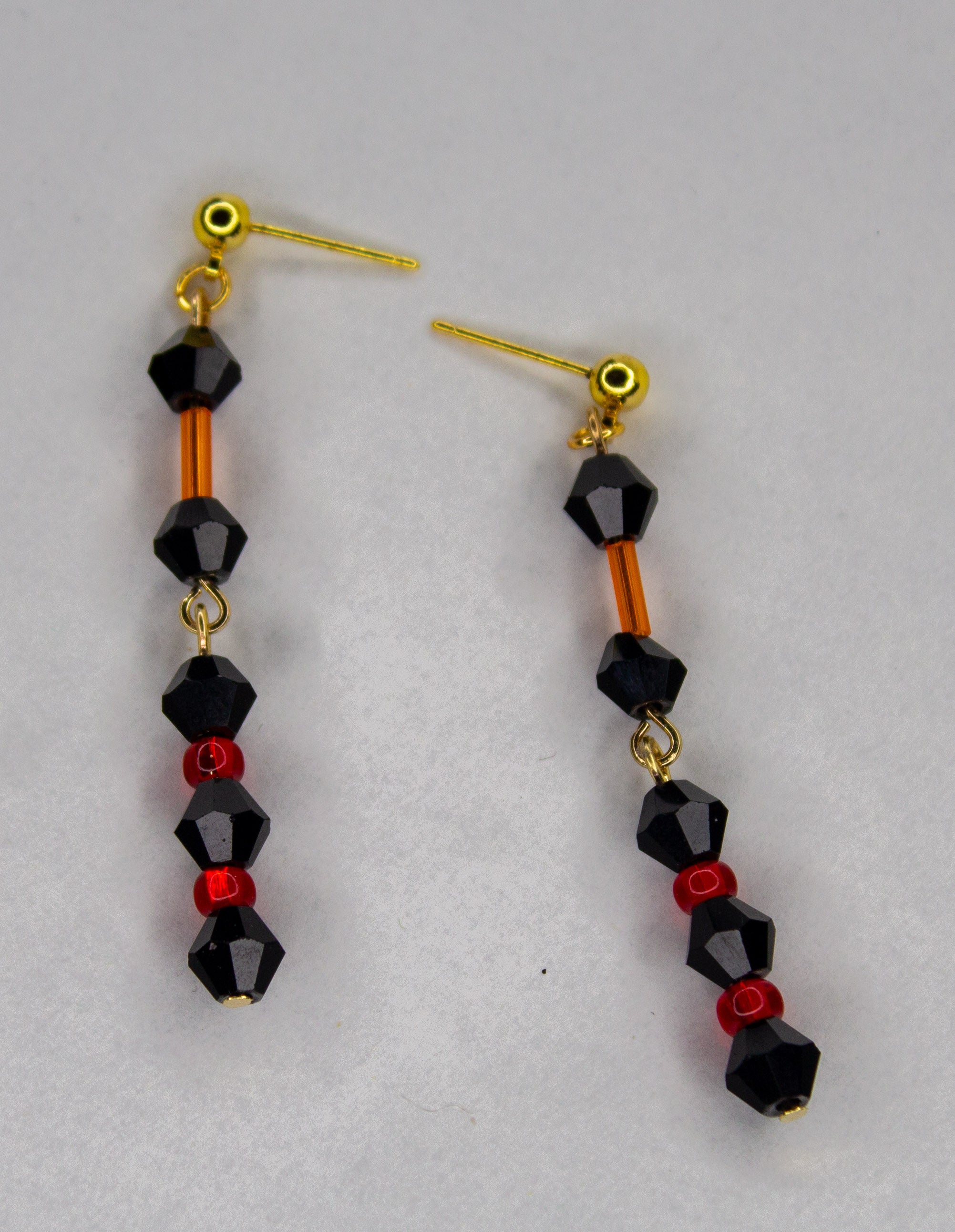 Bloody Orange Earrings