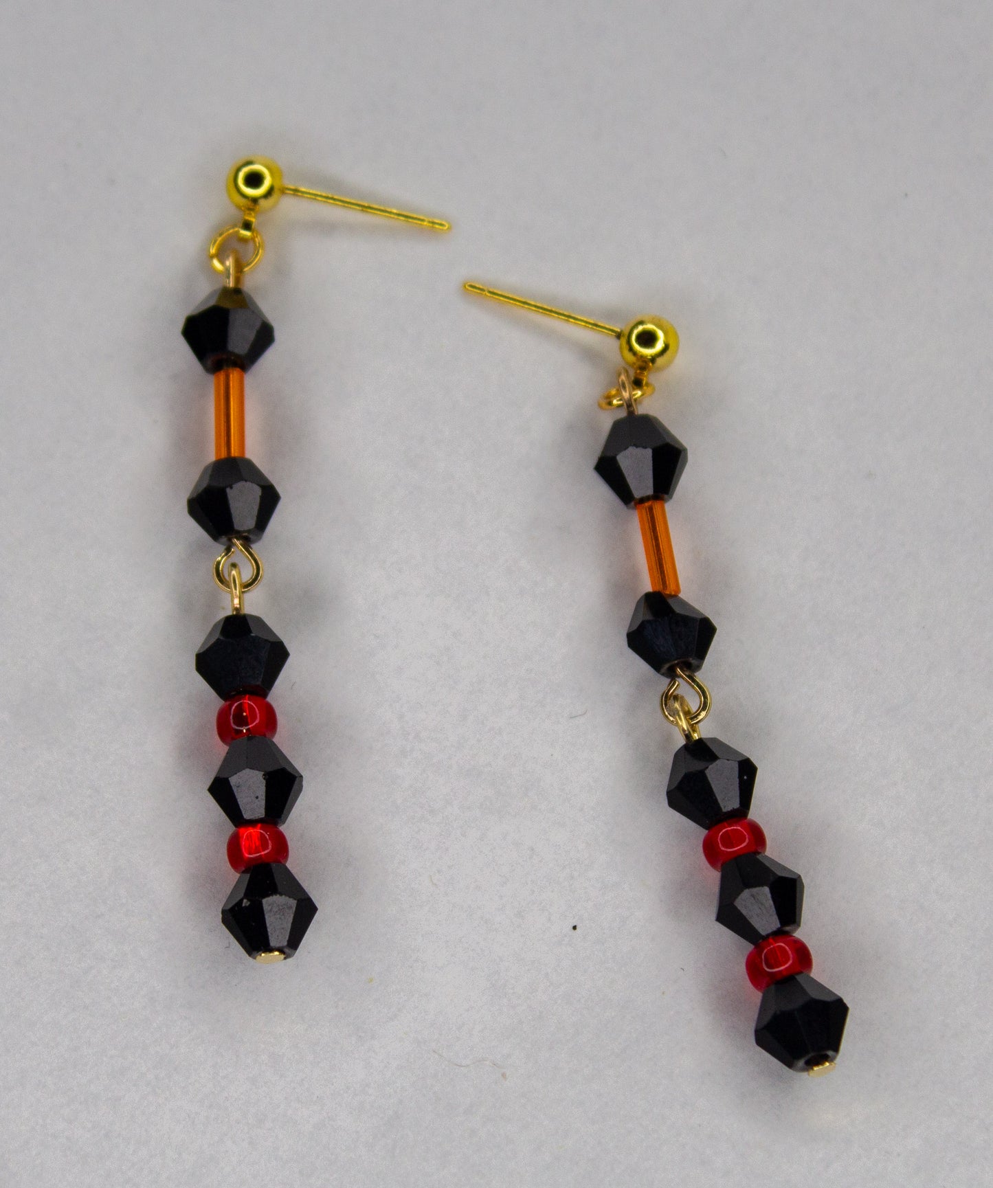 Bloody Orange Earrings