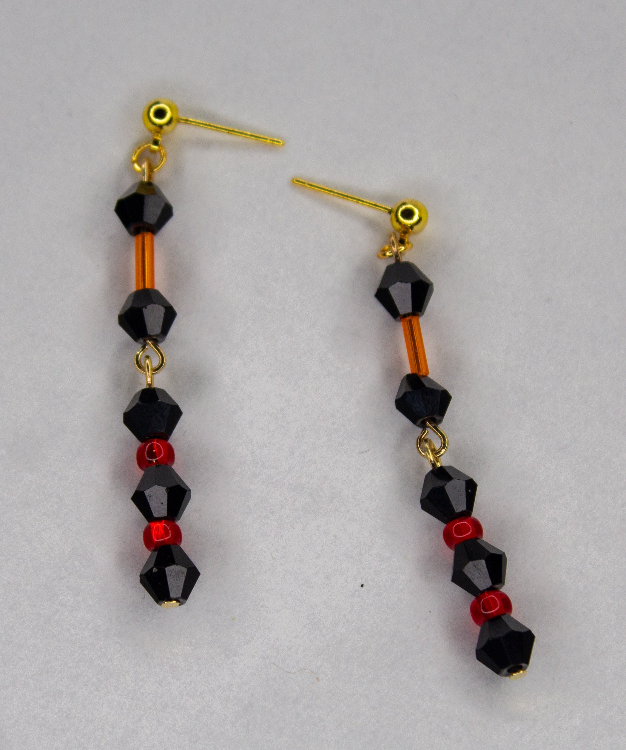 Bloody Orange Earrings