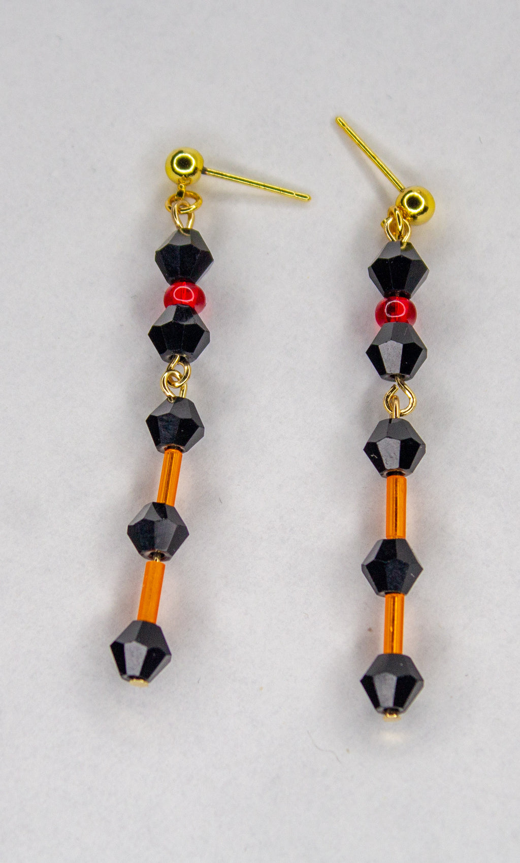 Bloody Orange Earrings