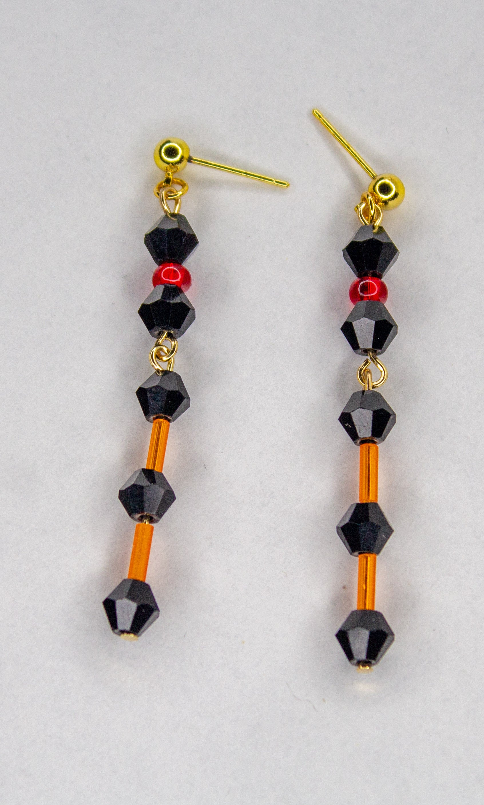 Bloody Orange Earrings