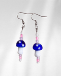 Cotton Candy Shroom Earrings