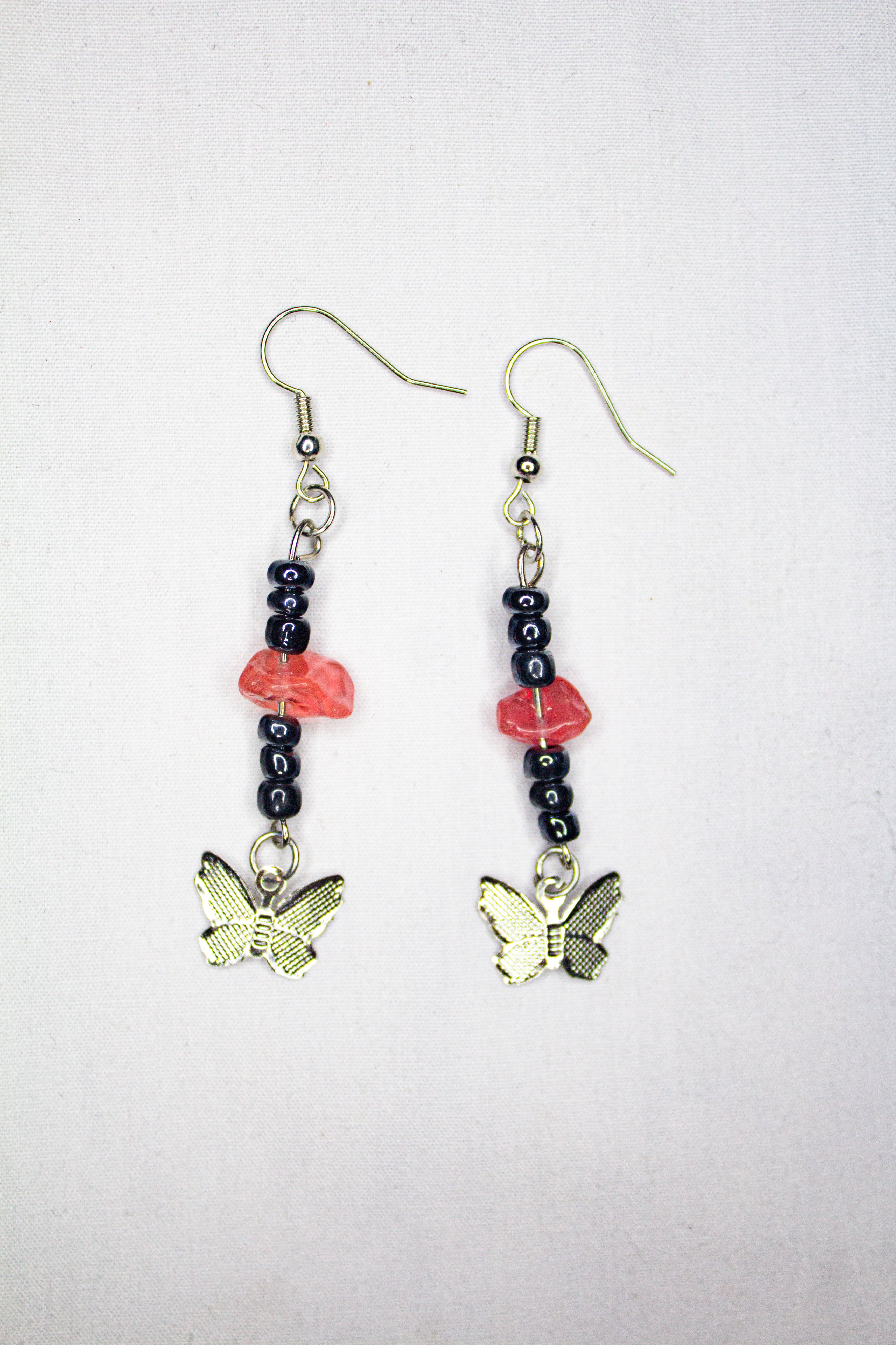 Winter Butterfly Dangle Earrings *LIMITED*