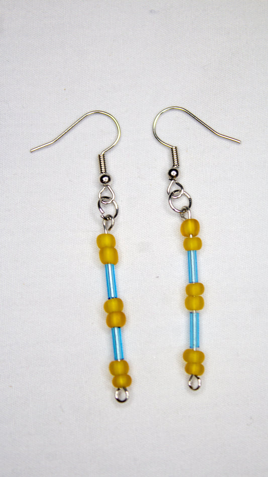 Amber Stream Earrings